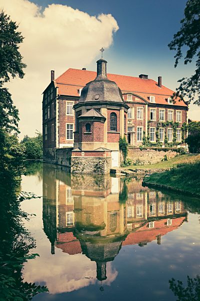 Germany, North Rhine-Westphalia, Muenster, Wilkinghege castle