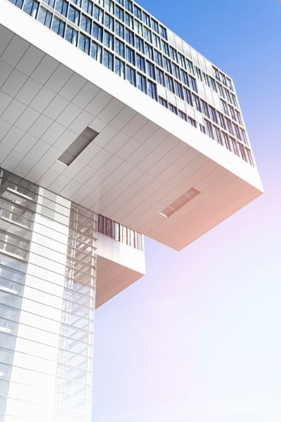 Germany, North Rhine-Westphalia, Cologne, part of crane house at Rheinauhafen