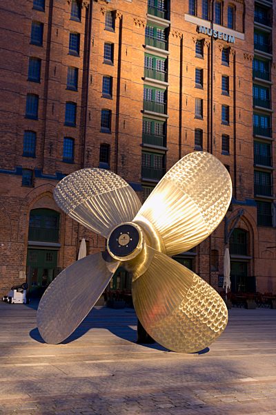 Germany, Hamburg, Marine Propeller at the International Maritime Museum