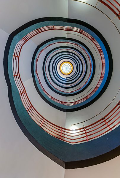 Germany, Hamburg, stairwell at Sprinkenhof