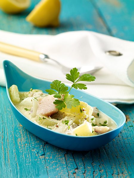 Herring gherkin soup