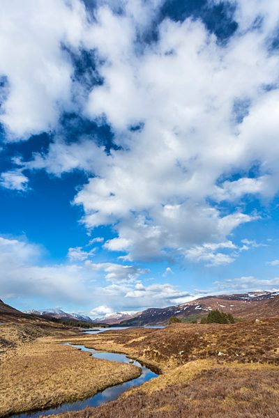 Scottish Highlands, View of Lake