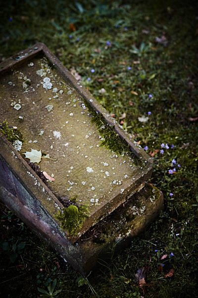 Germany, Offenbach, View of gravestone cemetry