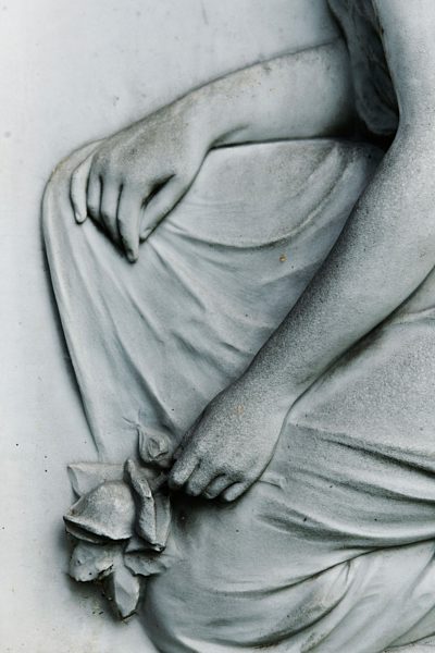 Germany, Offenbach, Gravestone, close up