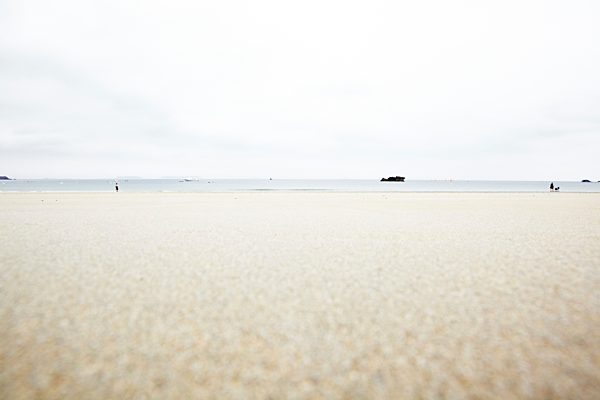 France, Bretagne, Beach in Tregastel