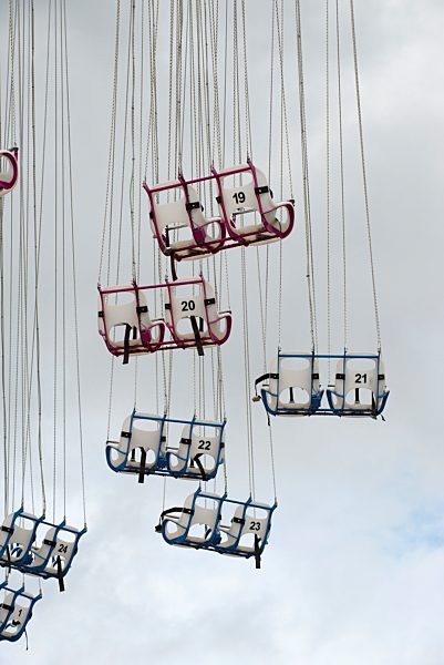 Seats of a chairoplane