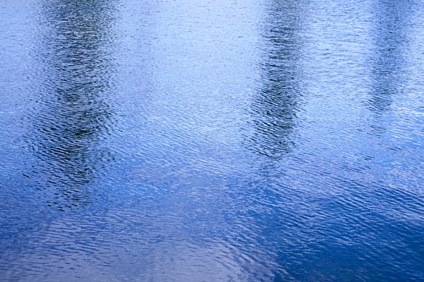 Water surface with reflection