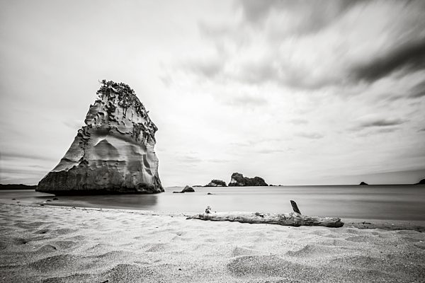 New Zealand, North Island, View of cathedral cove on coromandel peninsula