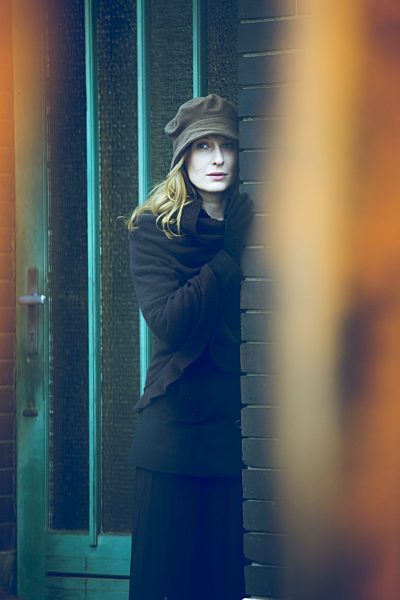 Portrait of daydreaming woman