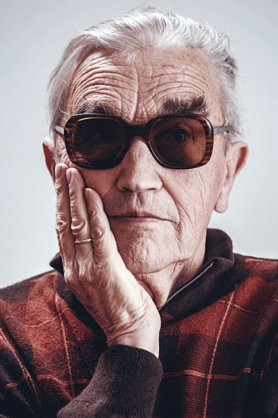 Portrait of senior man wearing sunglasses