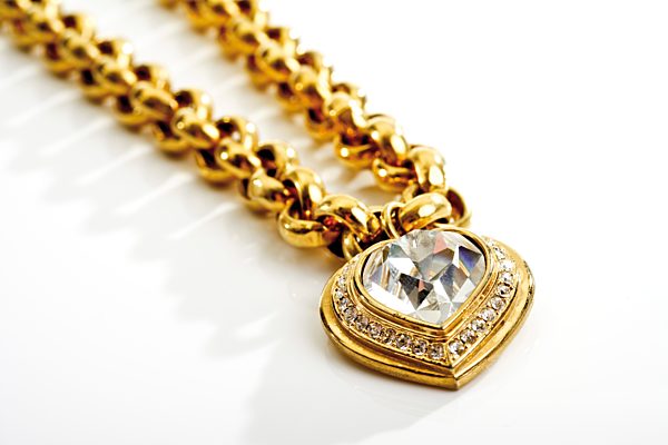 Necklace with heart-shaped pendant