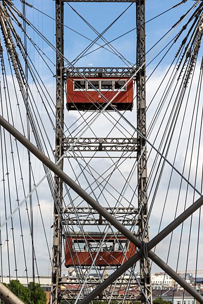Austria, Vienna, part of big wheel at Prater