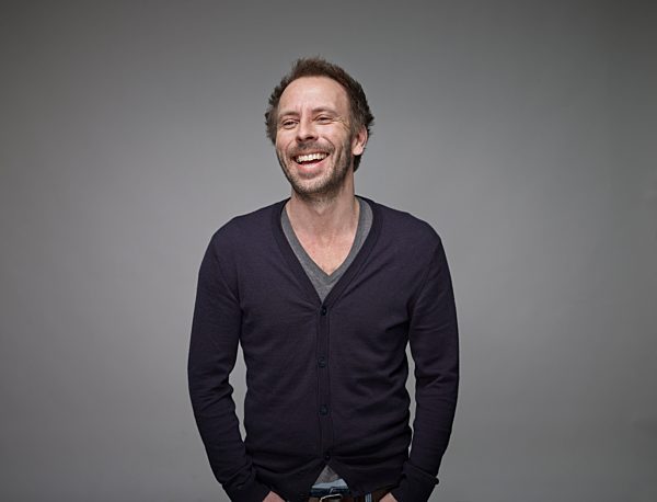 Portrait of laughing man