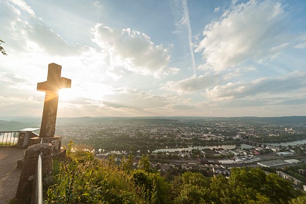 Germany, Rhineland-Palatinate, Trier, View from Markusberg