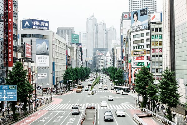 Japan, Tokyo, street scene