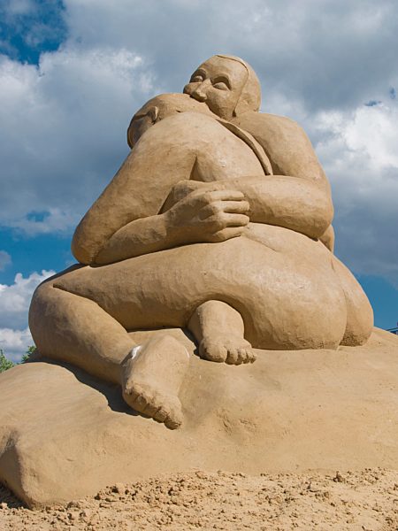 Germany, Berlin, Sandsation exhibition