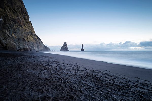 Iceland, South Iceland, Vik Rock on Reynisfjara beach