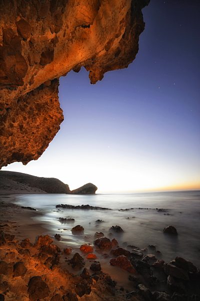 Spain, Almeria, beach at Cabo de Gata Natural Park