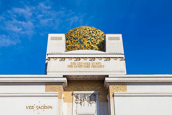 Austria, Vienna, top of Secession exhibition building