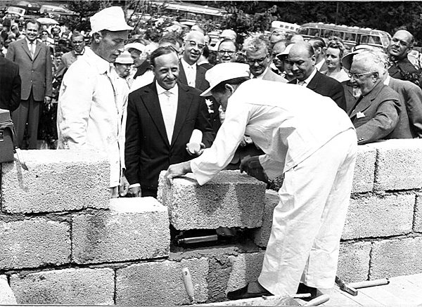 Laying of the foundation stone of SOS Children's Village