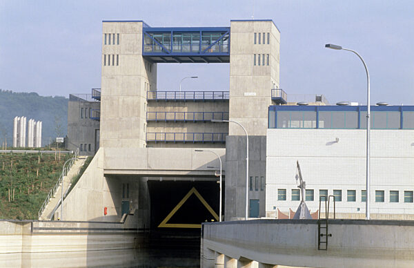 Berching Lock in the Rhine-Main-Danube Canal