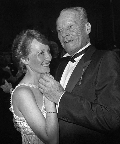 Willy Brandt und Frau Brigitte beim Tanz