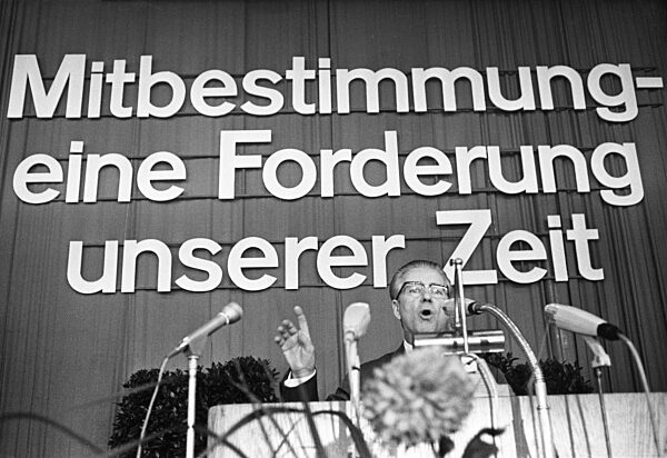 Otto Brenner at German Trade Union Confederation