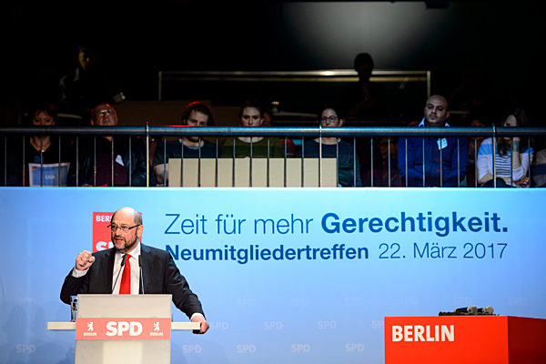 Neumitgliedertreffen der SPD Berlin mit Martin Schulz