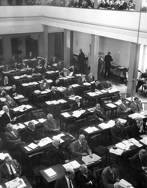 Last session in the old building of the federal state parliament of Baden-Württemberg