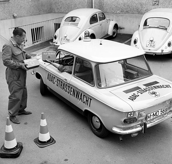 Erstes vierrädriges ADAC Fahrzeug in Baden-Württemberg