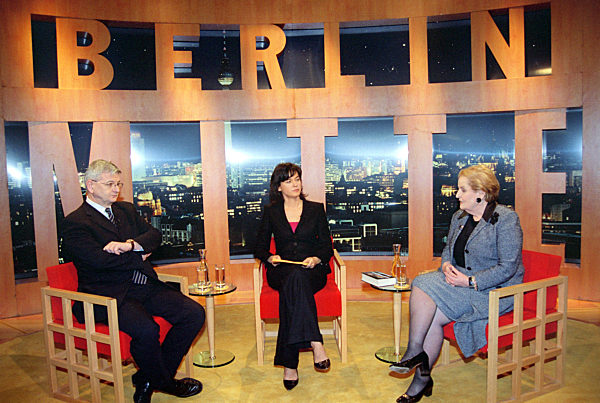 ZDF-Talk "Berlin Mitte" - Fischer - Albright