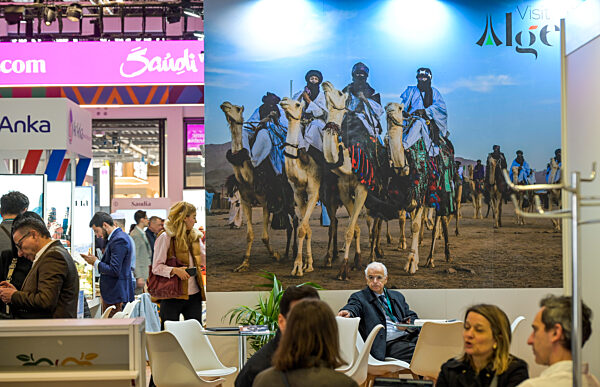 Algerien, Hallenstand auf der ITB 2026. Internationale-Tourismus-Börse, Messegelände, Charlottenburg, Berlin, Deutschland