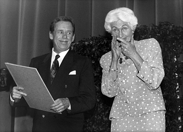 Hildegard Hamm-Brücher und Vaclav Havel