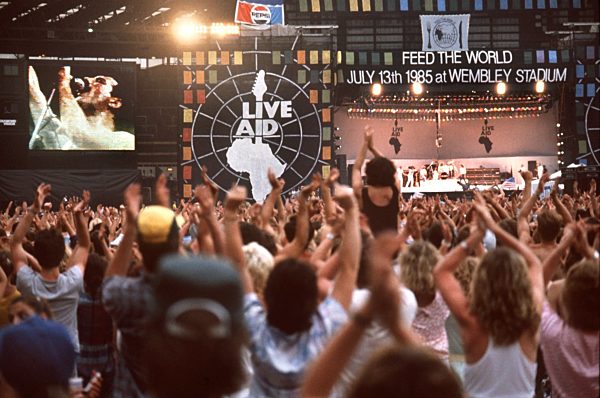 Live Aid concert in London