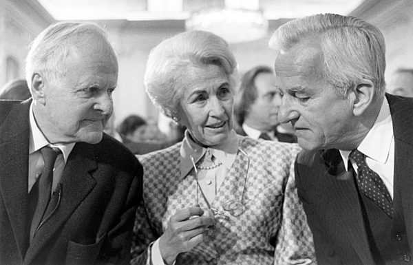 Carl Friedrich von Weizsäcker, Hildegard Hamm-Brücher und Richard von Weizsäcker