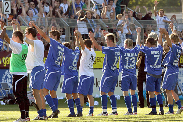 Fußball, DFB-Pokal, 1. Hauptrunde, Stuttgarter Kickers - Hamburger SV am...