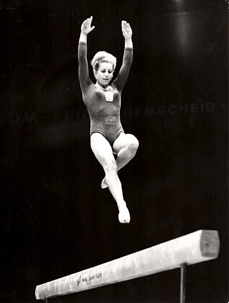 Turnen - EM 1965 in Sofia - Vera Cáslavská