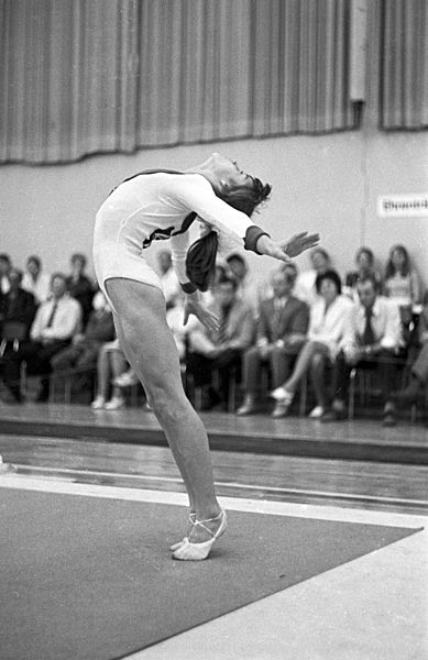 Turnen - Juniorenturnier 1973 in Gera - Nadia Comaneci