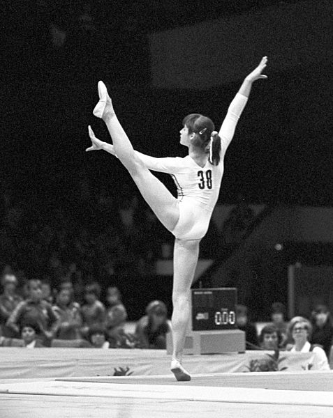 Turnen - Europameisterschaften 1977 in Prag - Nadia Comaneci