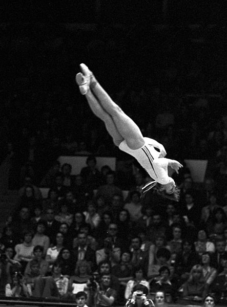 Turnen - Europameisterschaften 1977 in Prag - Nadia Comaneci