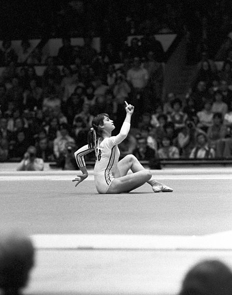 Turnen - Europameisterschaften 1977 in Prag - Nadia Comaneci
