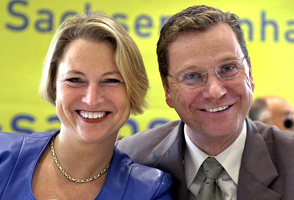 Cornelia Pieper als FDP-Generalsekretärin im Gespräch