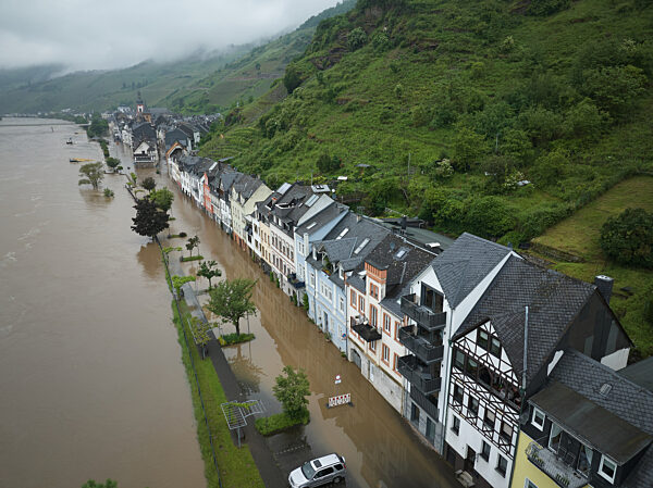 Hochwasser in Rheinland-Pfalz - Mosel