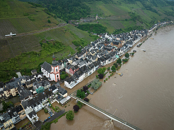 Hochwasser in Rheinland-Pfalz - Mosel