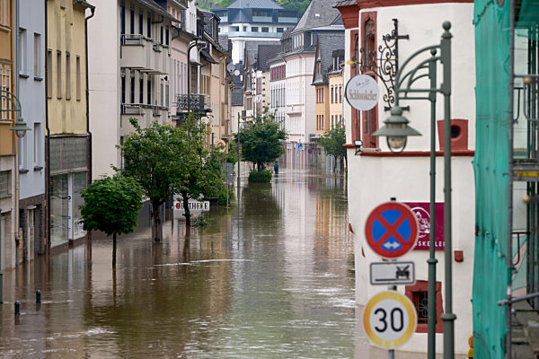 Hochwasser in Rheinland-Pfalz - Mosel