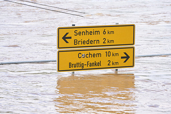 Hochwasser in Rheinland-Pfalz - Mosel