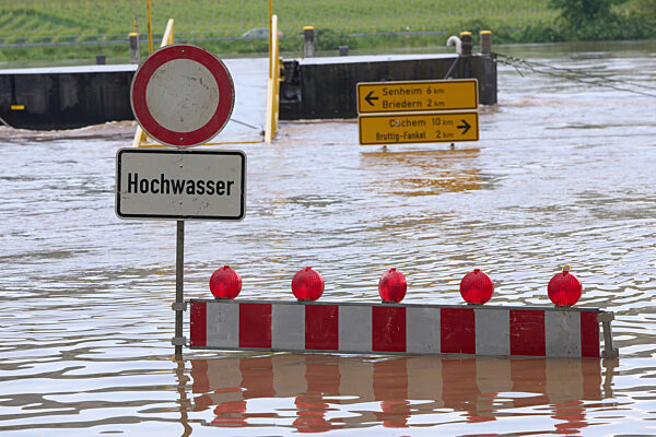 Hochwasser in Rheinland-Pfalz - Mosel