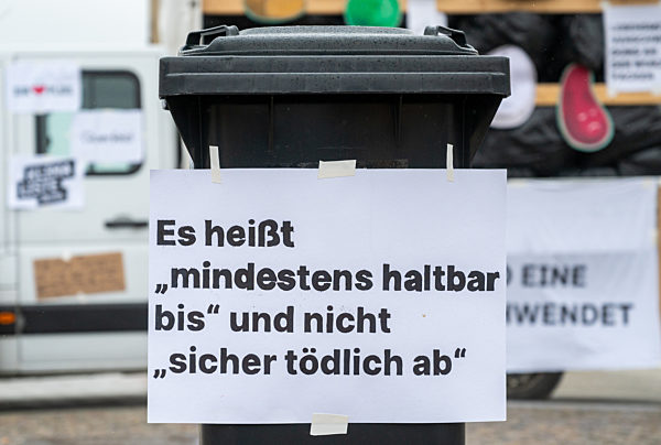 Aktion gegen Lebensmittelverschwendung