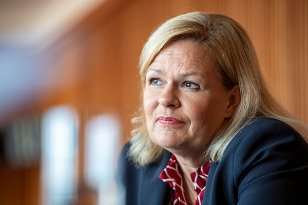 Bundesinnenministerin Nancy Faeser