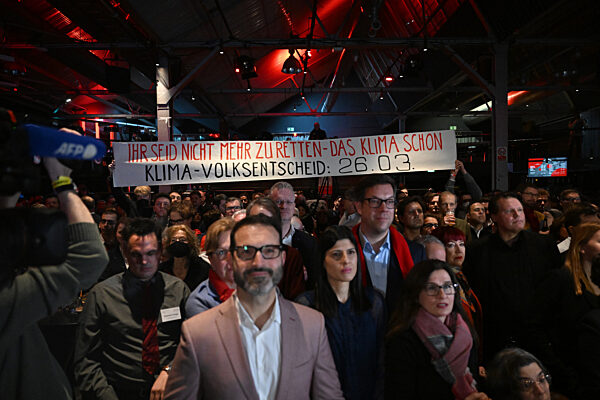 Wiederholungswahl Berlin - Wahlparty SPD